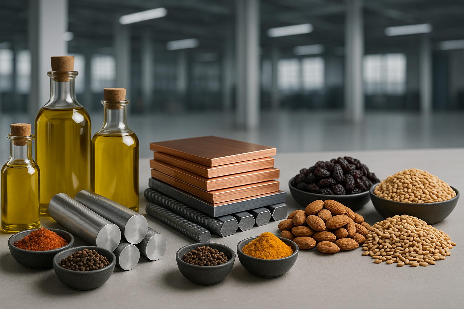 High-quality raw materials and commodities